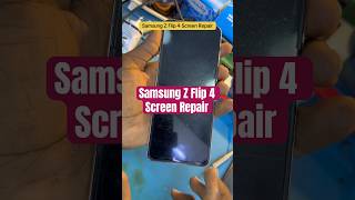Samsung flip 4 screen repair. #zflip4screenrepair #zflip4 #samsungrepair #samsungfliprepair #viral