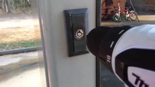 Successful Tubular Lock Drillout - Vending Machine
