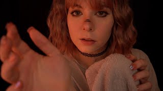 ASMR | Soft Spoken Talking you to Sleep & layered Towel Scalp Scratching - Blue Yeti