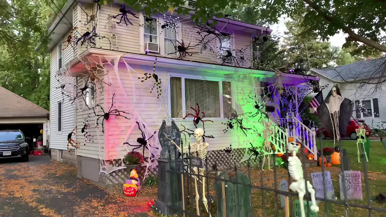 2019 Halloween set up YouTube