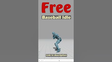 Baseball Idle. Free Mixamo animation for Daz Studio