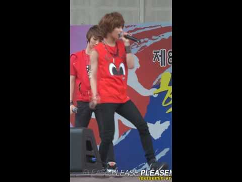 100612 Taemin RDD fancam @ Charity Walk Public Broadcasting