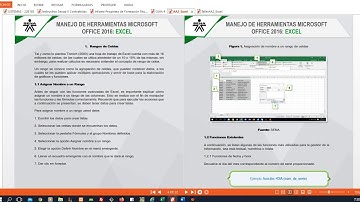 Excel Asignar nombre a un rango