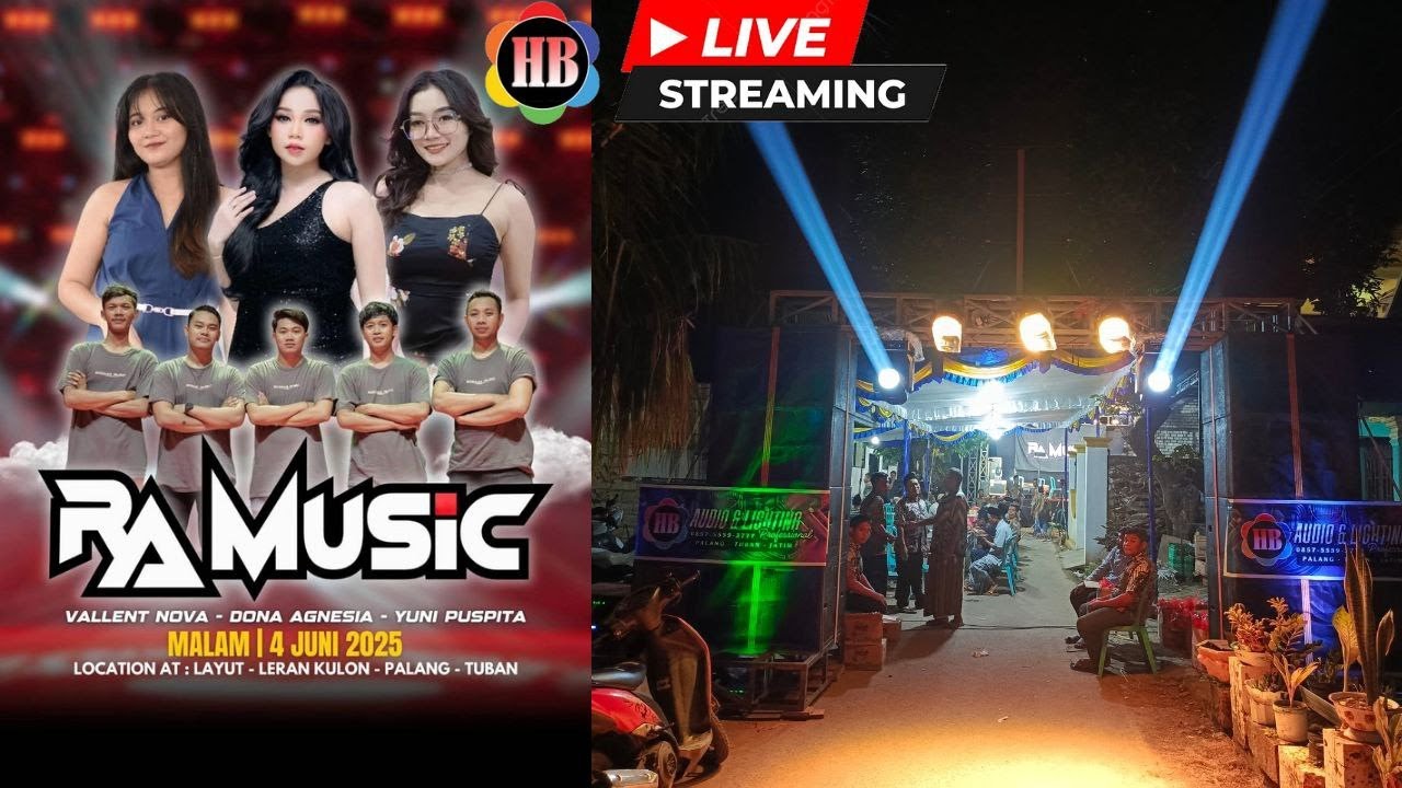 LIVE BERSAMA RA MUSIK DALAM RANGKA WALIMATUL KHITAN ANANDA RIFQI AHMAD GHOUTSANY , LAYUT LERAN