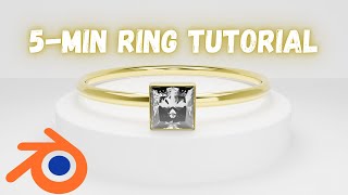 Quick & Easy Ring in Blender – Beginner Tutorial