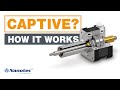 Captive linear actuator animation