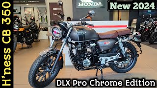 2024 Honda H’ness CB 350 Review | DLX Pro Chrome Edition | Price & Mileage