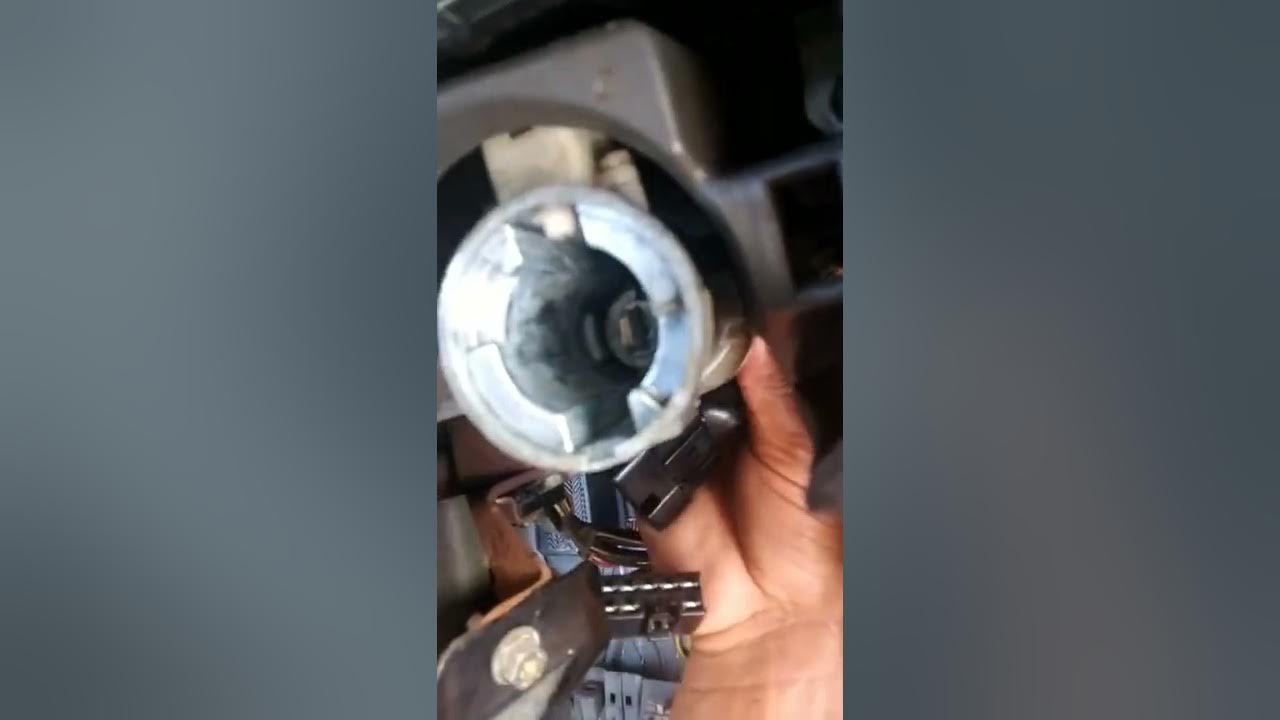 1994 toyota pickup ignition switch and cylinder removal ( works on 89