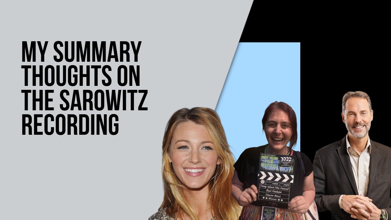 Мои краткие размышления о записи Саровица