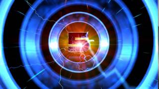 4K Circlular Electric Storm 3D Countdown Numbers