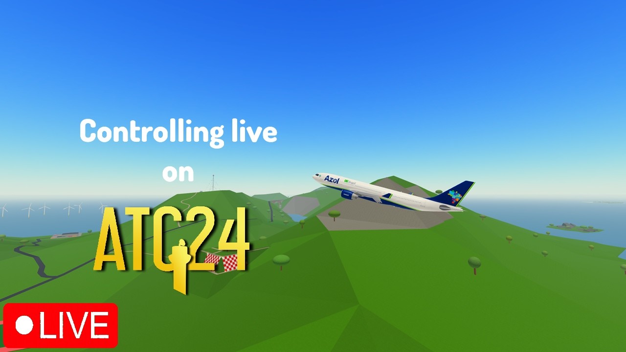 Controlling on ATC24 | ATC24 controlling live as tower - YouTube