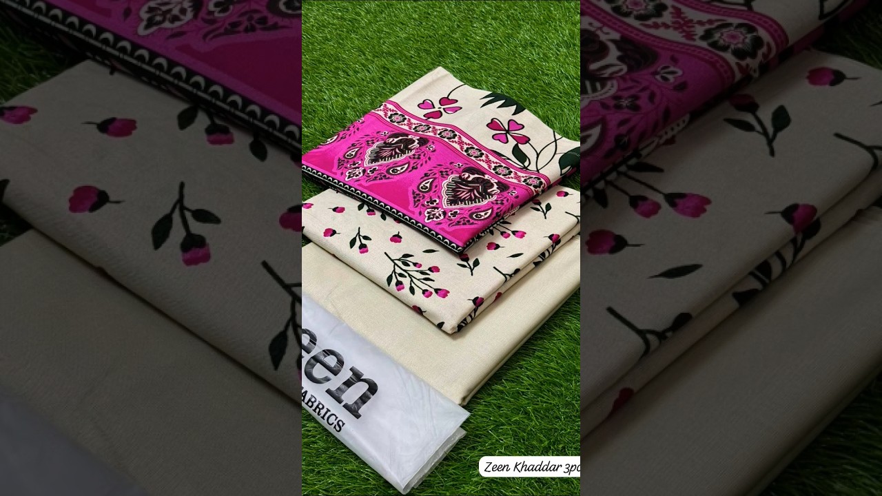 ZEEN 💯 Original 3Pc Printed Khaddar Collection `Fabric Khaddar`🪡Digital Printed 