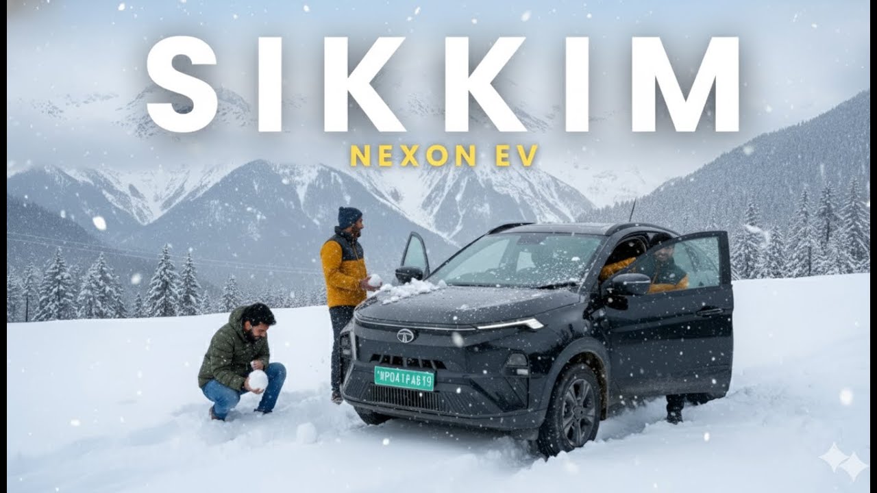 Bhopal to Sikkim in Nexon EV 45 | Ep 3: NO EV CHARGER in Lachung! | Tata Nexon EV 45