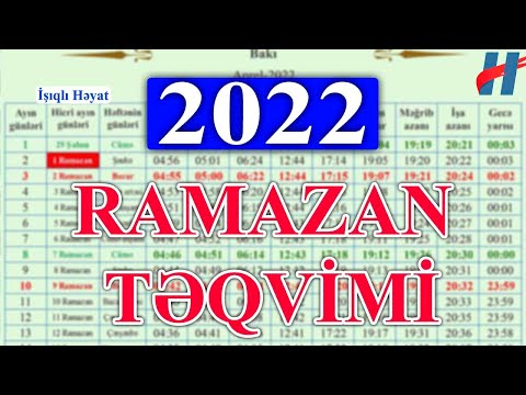 Video: Noyabr 2020 üçün Kilsə Bayramı Təqvimi