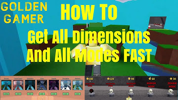 Roblox Speed Run 4 - How To Unlock All Dimensions AND All Modes! | Golden Gamer