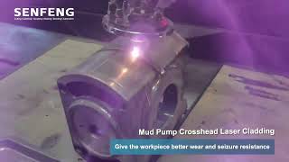 Laser Cladding Machine Test Samples - Pump Parts by laser cladding