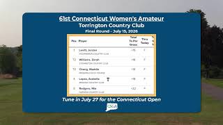 61st Connecticut Women's Amateur - Final Round Part 2