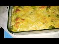 Gratinado de brocolis y patatas receta vegetariana facil y rápida para hacer♥