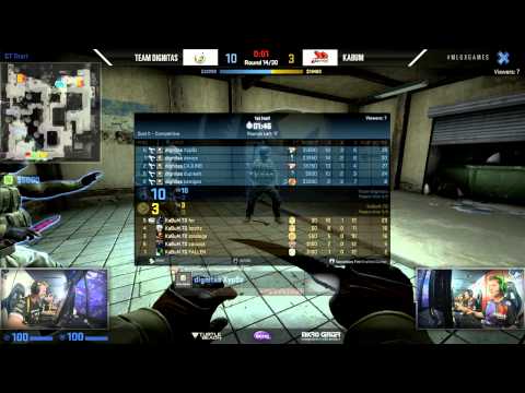 Dignitas vs Kabum Group A #MLGXGames Aspen 2015 CSGO