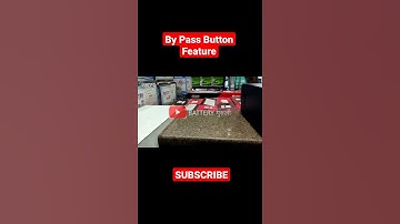 USE OF BY PASS BUTTON FEATURE IN INVERTER #SHORTS