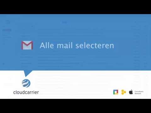 Gmail  Alle mail selecteren ook op opvolgende pagina