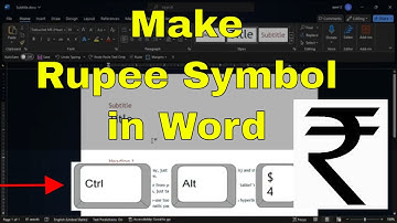 How to Add a RUPEE SYMBOL in Microsoft Word (2 Easy Ways!)
