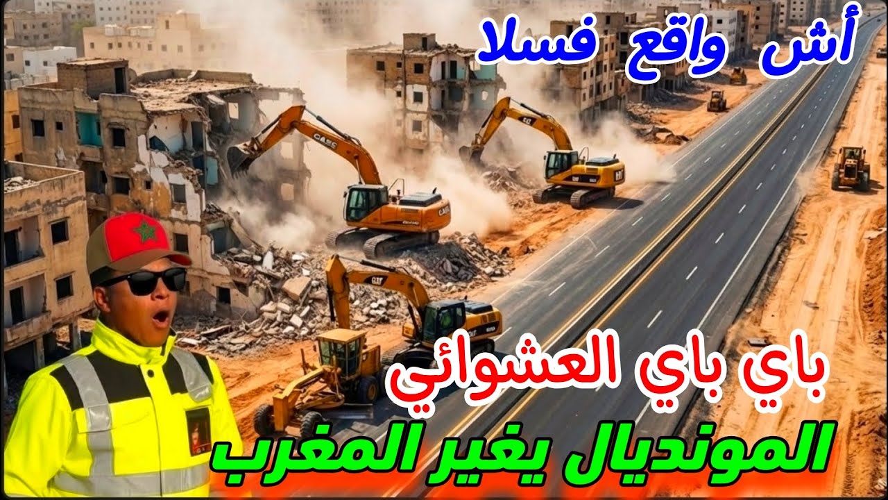 المغرب 2030 صدمة التغيير – هدم الأحياء العشوائية لتوسعة طرق المونديال!