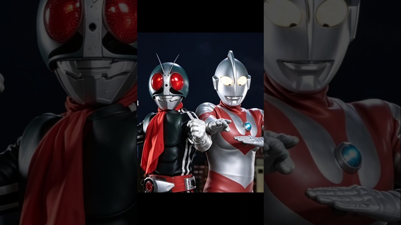 2大ヒーロー夢の共演!? ウルトラマンと仮面ライダー?