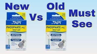 New API vs Old API Phosphate Test Kit