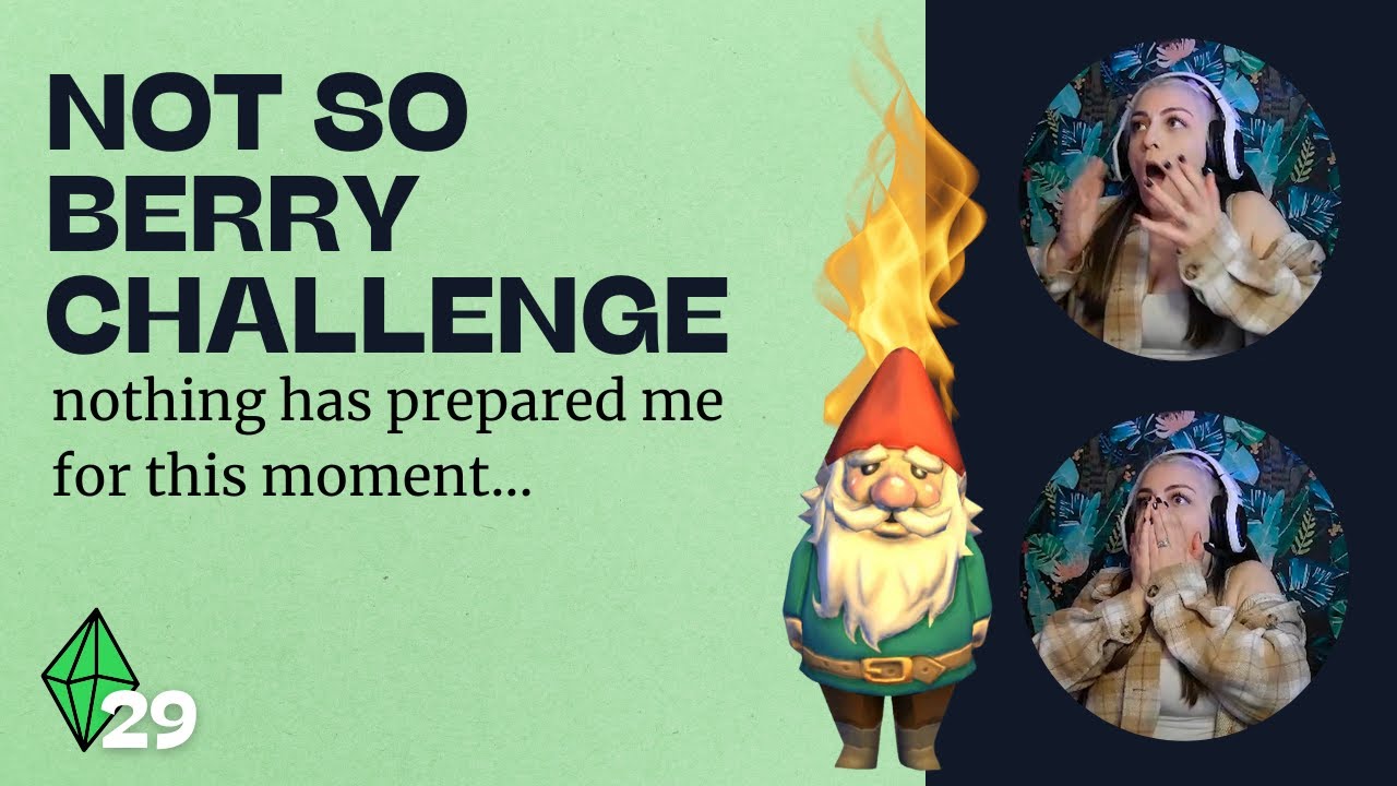 Evil Gnomes DESTROY Everything! 😱 | The Sims 4 Not So Berry Challenge EP29 ⚡