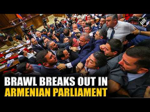 Scuffle Erupts in Armenian Parliament Over Embezzlement Allegations and Probe into Church