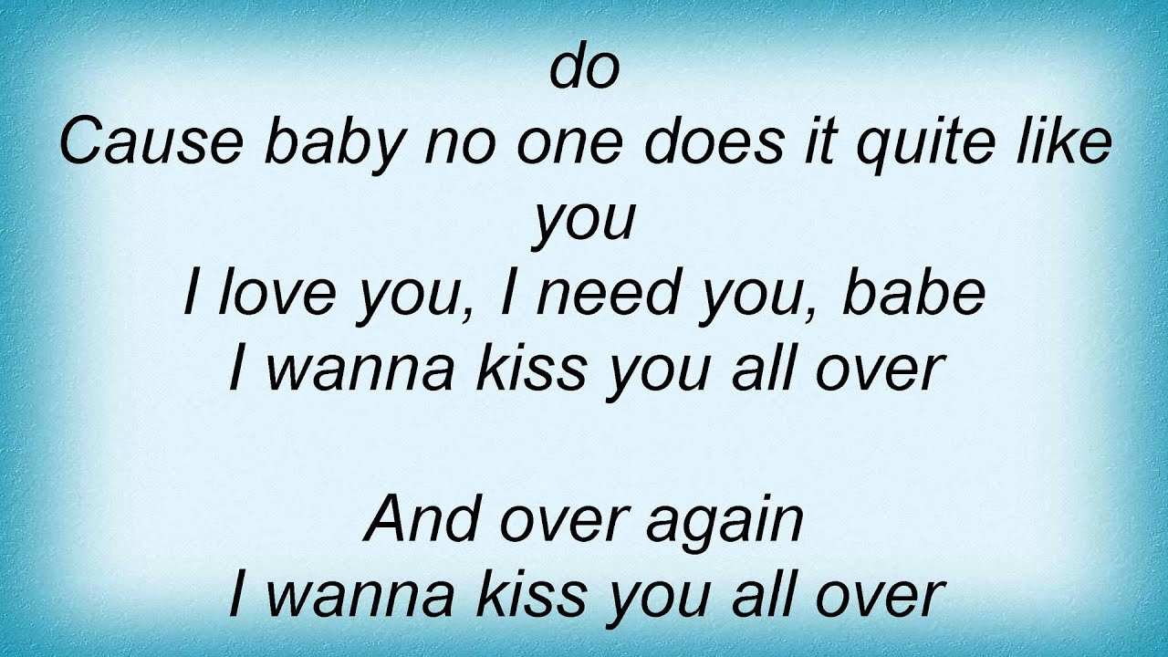 15669 No Mercy Kiss You All Over Lyrics YouTube