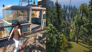 GTA V Cable Car (Aerial Tramway) + Realistic Vegetation on RTX™ 3090 Ray Tracing Graphics MOD Profile
