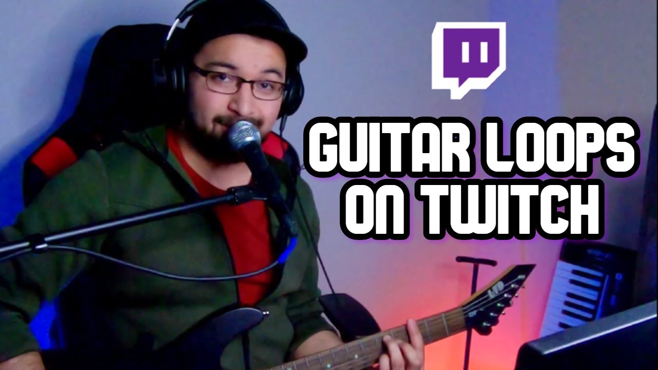 Twitch Musician Builds A Guitar Loop On Stream | Esai Salinas