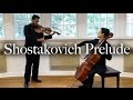 Shostakovich prelude for cello and viola  nathan chan and michael casimir