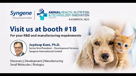 Syngene at the Animal Health, Nutrition, and Technology Innovation Europe Summit 2023