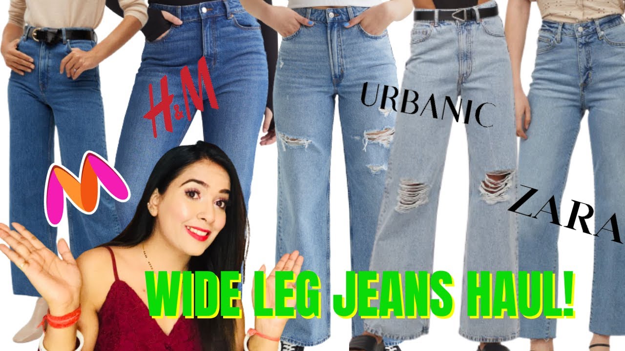 H&M ZARA JEANS Try-on-haul | BEST TRENDY HIGH WAIST JEANS HAUL ...