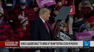 International leaders offer well-wishes to COVID-positive Trump