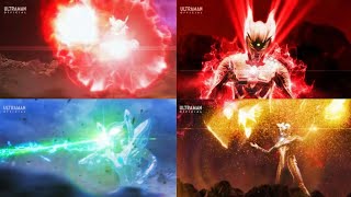 Ultraman Zero Wild Burst And Ultimate Shining Ultraman Zero All Technique
