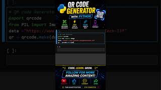 🔥 Create Your Own QR Code Using Python in Seconds!