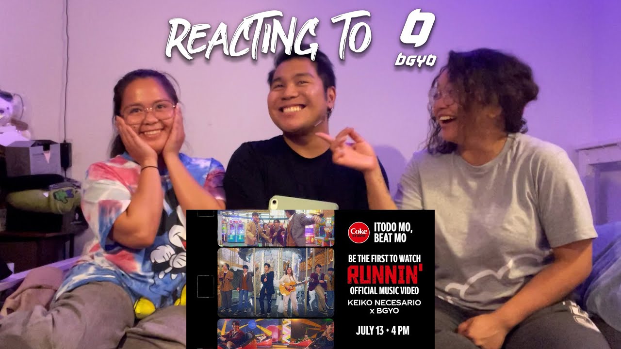 Reacting to Keiko Necesario x BGYO - "Runnin'" Official MV + Live Performance