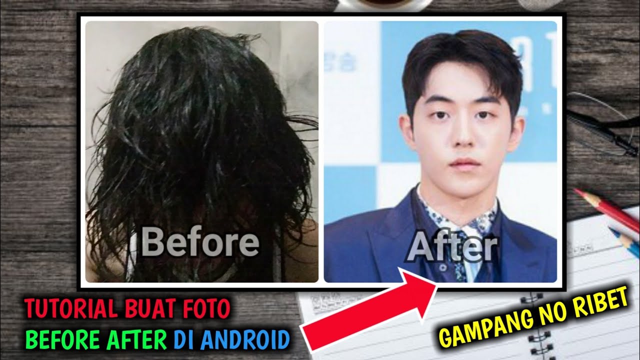 Cara Membuat Foto Before After di Android - Tutorial PhotoGrid 