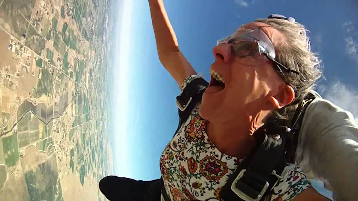 Cathy Hendrickson's DZONE Tandem skydive at Skydiv...