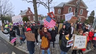 Anti-Ice Rally Mt. Kisco, NY. Small town big turnout.