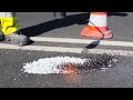 Fixing Potholes With Plastic