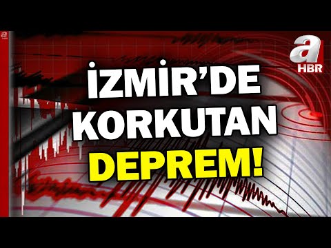İzmir'de 4,5'lik Korkutan Deprem! | @ahaber