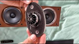 inside polk audio CSi A4 center channel speaker