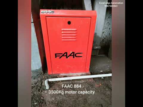 FAAC 884 Automatic Sliding Gate Operator - video from Excel Edge Automation