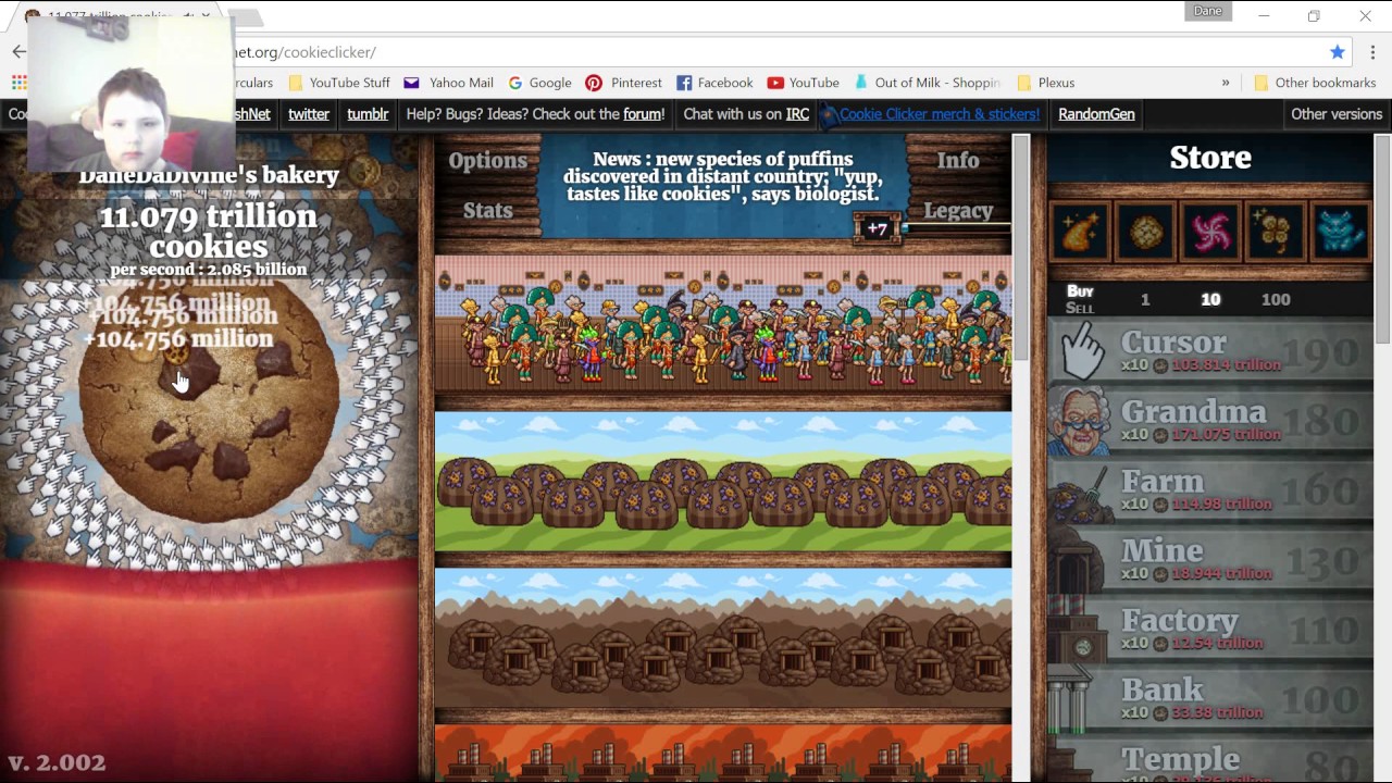 Yuss A Trillion Cookies Cookie Clicker 2 Youtube