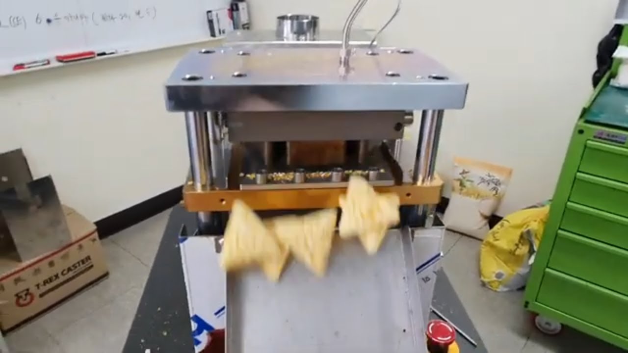 Triangle popped corn chips processors SYP5806T from Korea YouTube